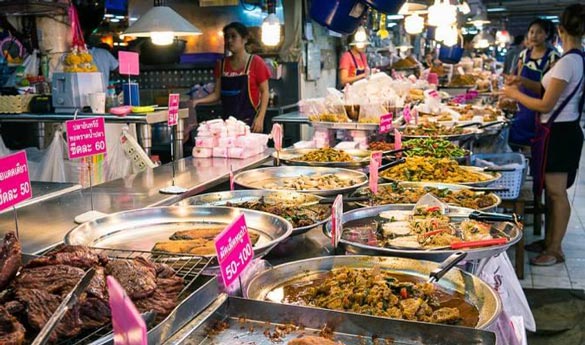Bangkok comer en los street foods