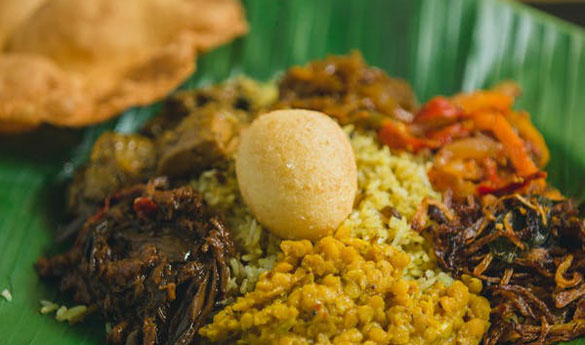 Lamprais palto tradicional de Sri Lanka