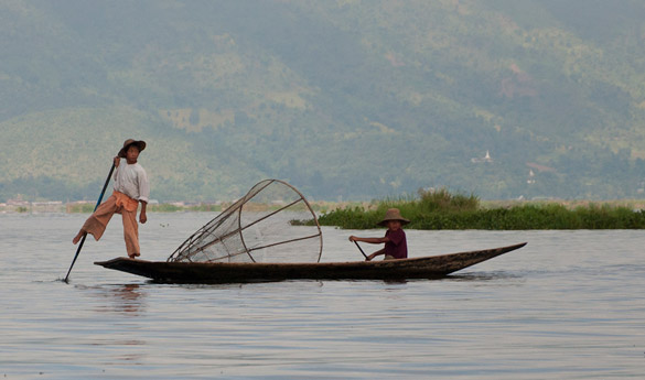 Lago Inle en Myanmar