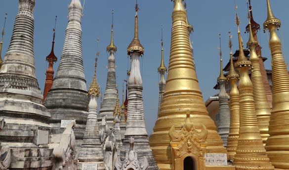 Bagan y La Pagoda Shwe Inn Thein Paya en Lago Inle