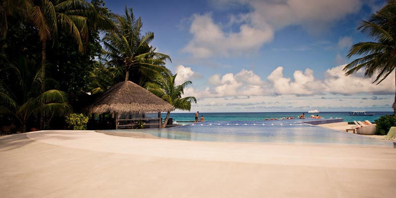 La isla Kuramathi en Maldivas