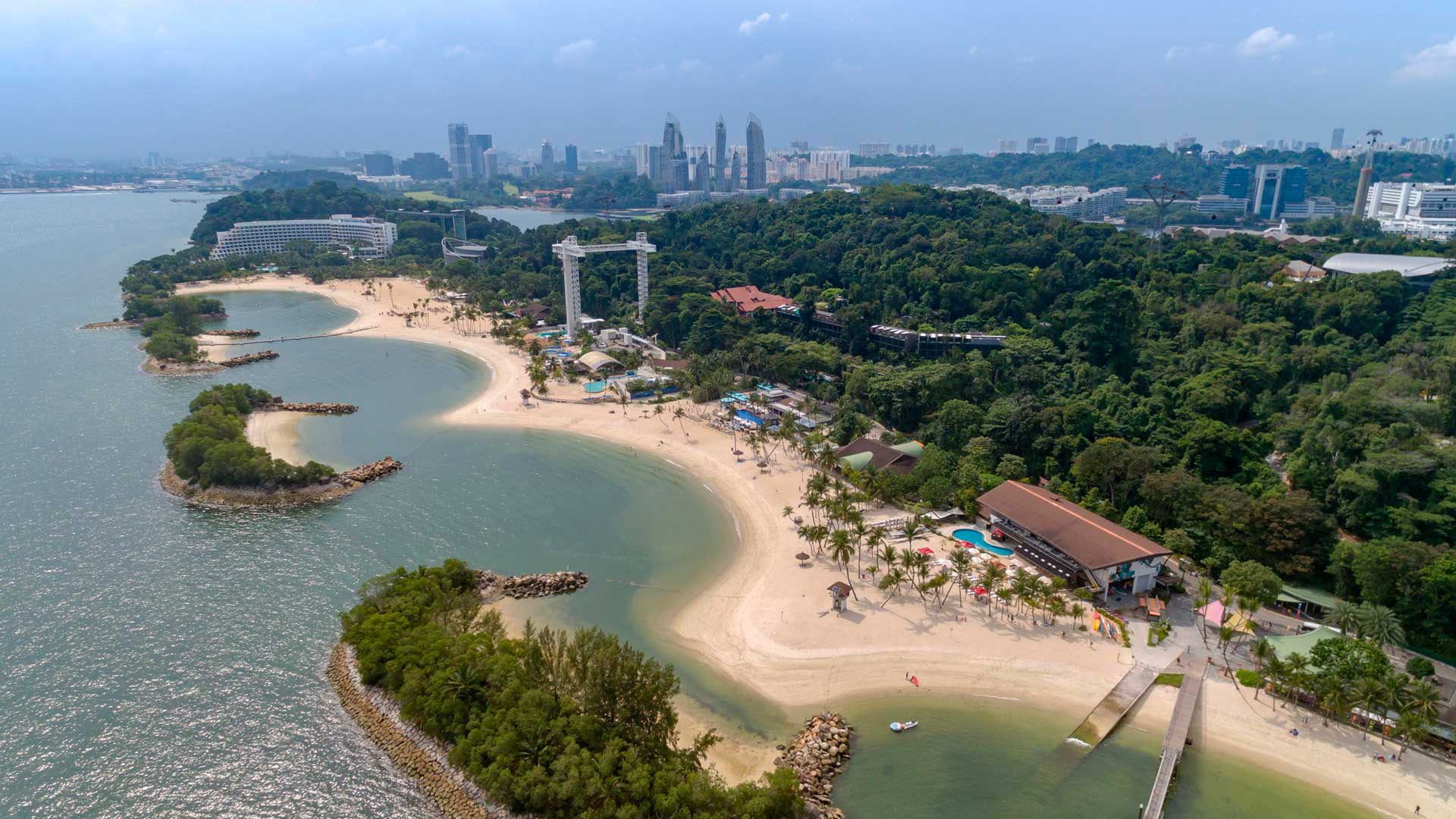 Isla de Sentosa en Singapur