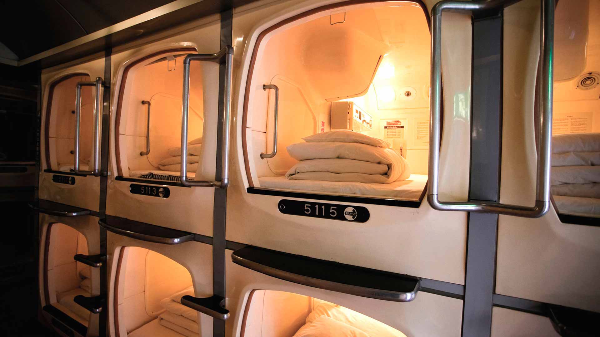 Hoteles capsula en Japón