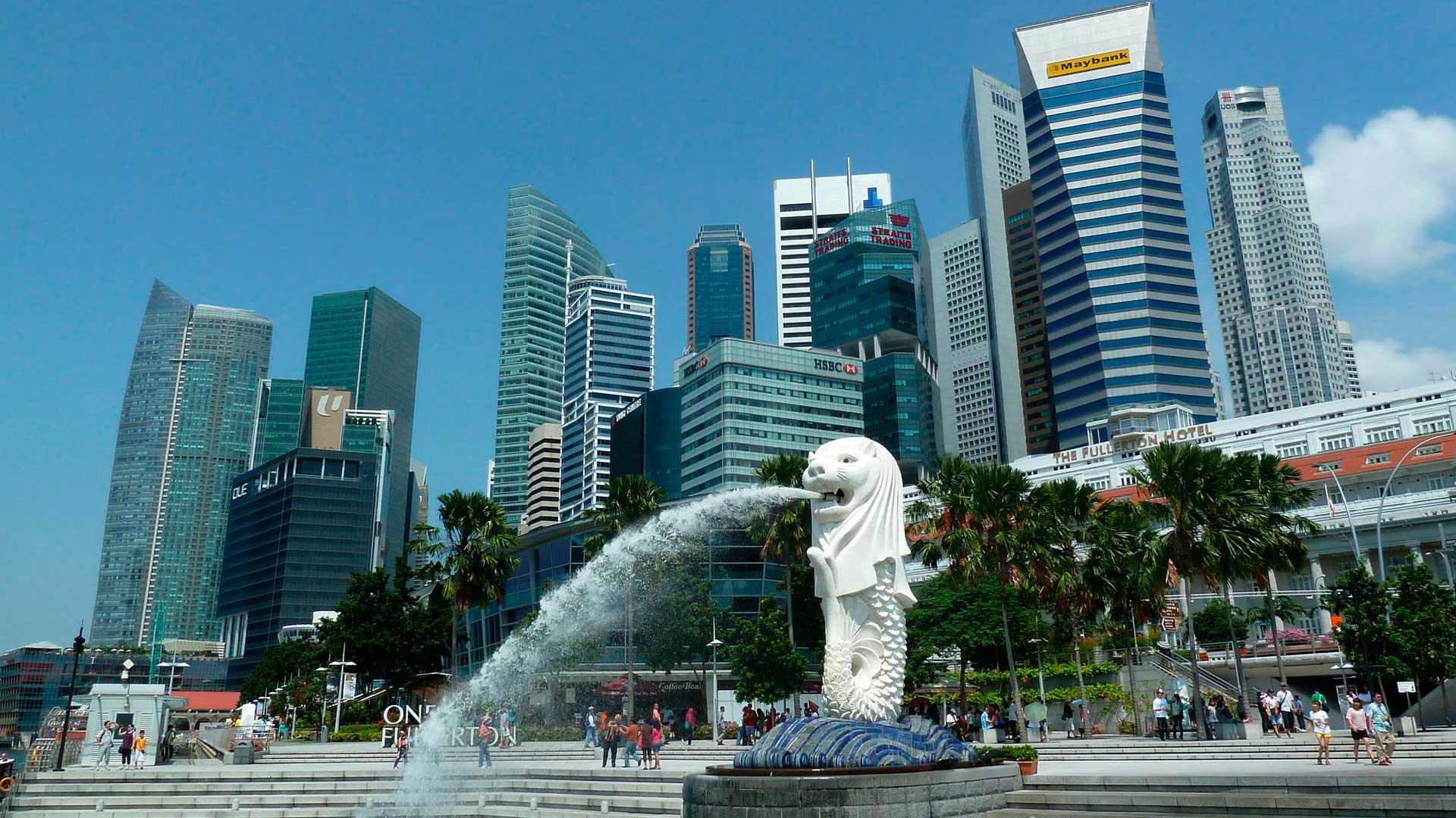 Merlion Park Singapur