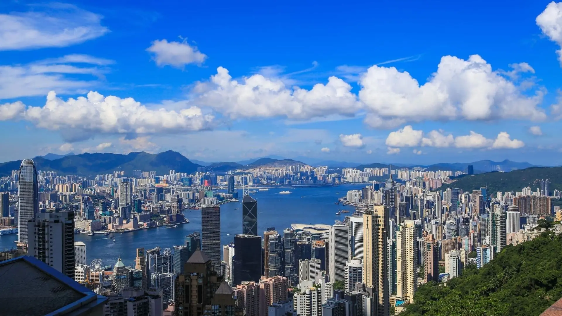 El pico victoria en Hong Kong