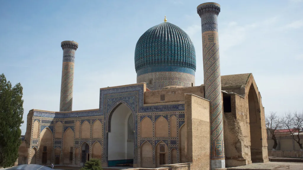 Mausoleo Gur-Emir, Samarkanda — Uzbekistán con Kazajistán