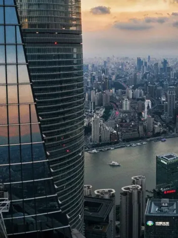 Prw Shanghai Landscape Sunset City